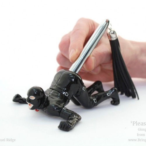 The ‘Pleasure & Pen’ gimp pen holder is a beautifully hand painted pen holder perfect for any desk.